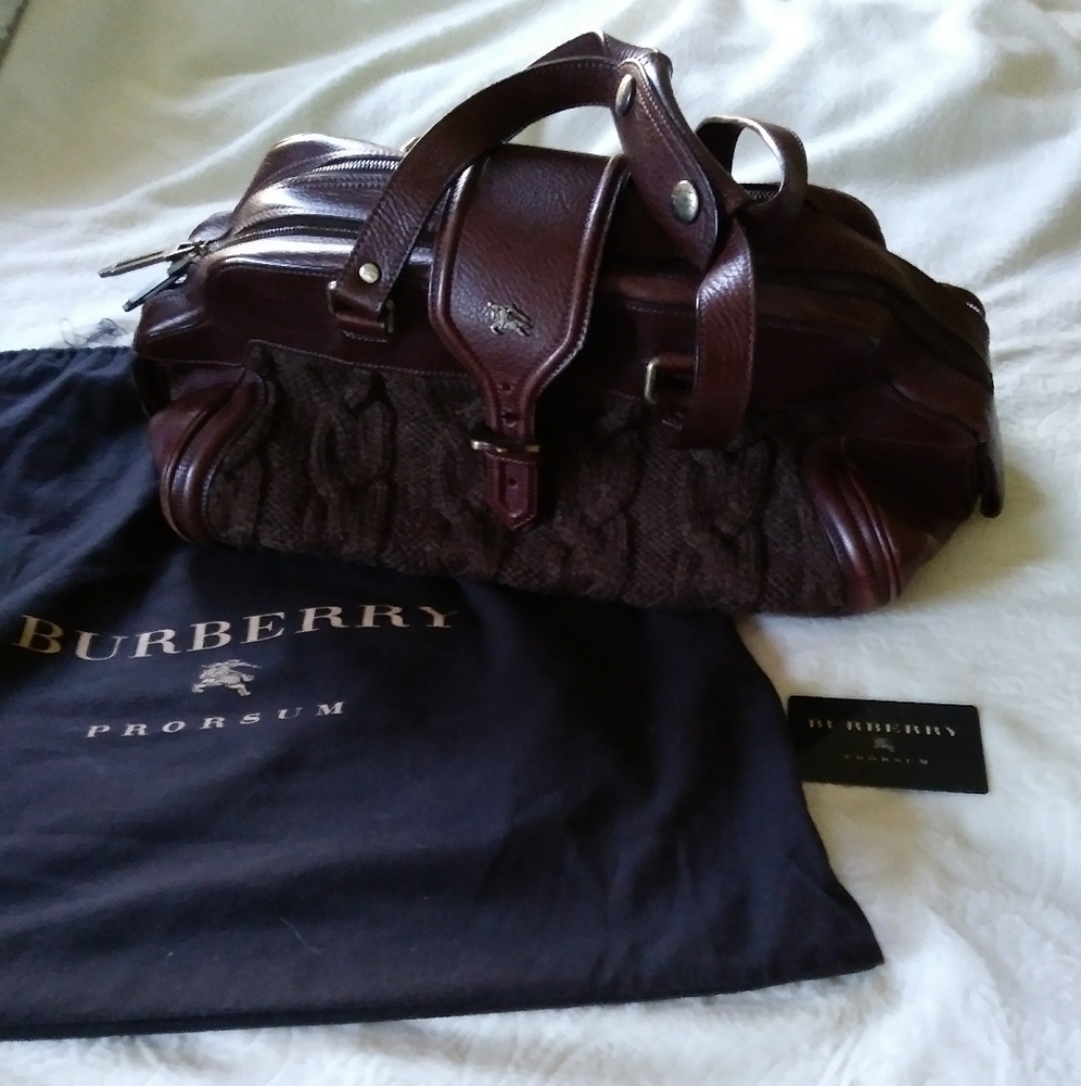 Authentic Burberry Prorsum Bracken Bag